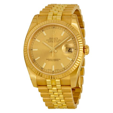 rolex datejust full gold|rolex datejust gold price.